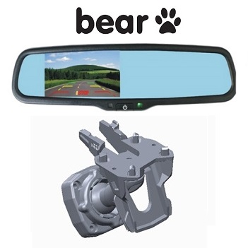 TIPSKI MONITORI ZA AUTOMOBILE (U RETROVIZORU SA ORIGINALNIM NOSACIMA)