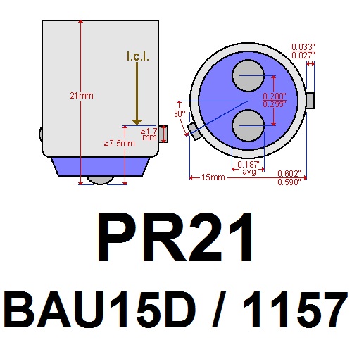 PR21 (BAU15D/1157) I PONIŠTIVAČI GREŠKE