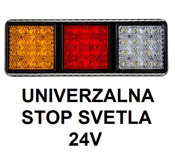UNIVERZALNA STOP SVETLA  I MARKERI - 12/24v