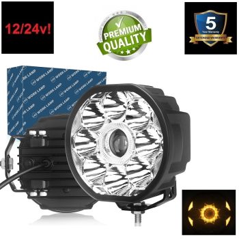 LED REFLEKTOR - RADNO SVETLO 6"/15.3cm 90W + NARANDZASTO POZICION SVETLO!