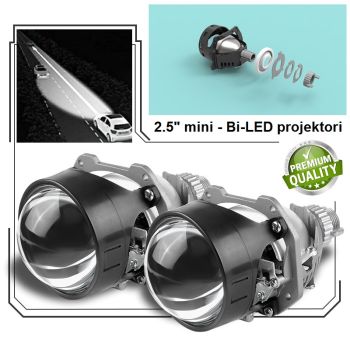 H7 BI LED - PROJEKTORI MINI 2.5" (LED CHIP UGRADJEN)