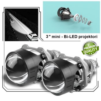 H7 BI LED - PROJEKTORI MINI 3" (LED CHIP UGRADJEN)