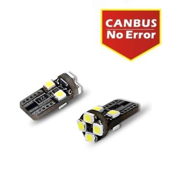 LED W5W/T10 8x3528smd CANBUS - kratke