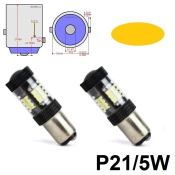 LED SIJALICE P21-5W/BAY15S/1156 (30x2835smd), 10,5W