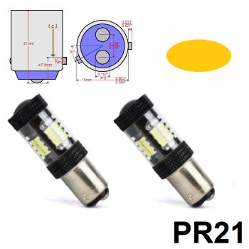LED SIJALICE PR21/BAU15D/1157 (30x2835smd), 10,5W