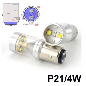 LED SIJALICE P21/4W - BAZ15D - 1157 (PLASMA series), 30W, CREE CHIP