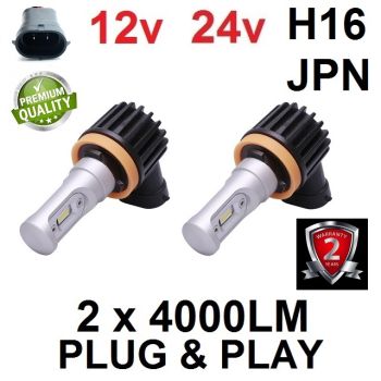 H16JPN SET LUMILED ZES chip 8000LM ATOM-series - SREDNJE/DUGO/MAGLENKU - PLUG&PLAY 