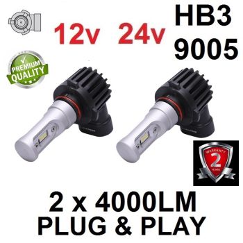 HB3 (9005) SET LUMILED ZES chip 8000LM ATOM-series - SREDNJE/DUGO/MAGLENKU - PLUG&PLAY 