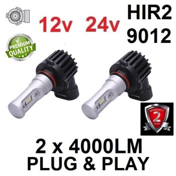 HIR2 / 9012 SET LUMILED ZES chip 8000LM ATOM-series - SREDNJE/DUGO/MAGLENKU - PLUG&PLAY 