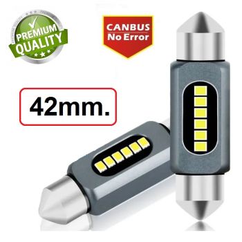 LED SIJALICE C5W/FESTOON 6x2016 CHIP/41mm CANBUS