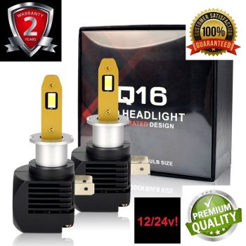 H3 SET 8000LM Q16-series 50W - SREDNJE/DUGO/MAGLENKU - PLUG&PLAY 