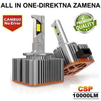 D1S/R SET 10000LM - CANBUS, ZAMENA ZA FABRICKE XENON SIJALICE