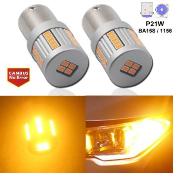 LED SIJALICE P21W/BA15S/1156 - 34*3030smd - NARANDZASTE