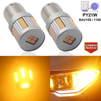 LED SIJALICE PY21W/BAU15S/1156 - 34*3030smd - NARANDZASTE