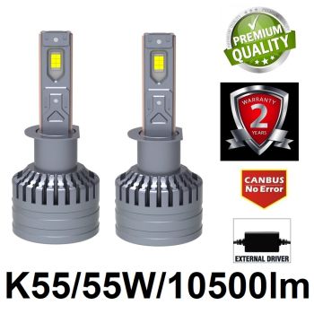 H1 SET 10500LM K55 - CANBUS ZA SREDNJE/DUGO/MAGLENKU 