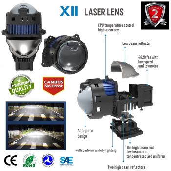 LASER BI LED - PROJEKTORI 3" (LED CHIP UGRADJEN)