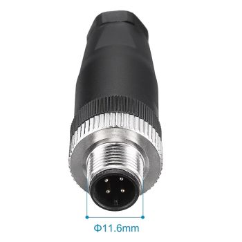 4pin M12 AVIATION KONEKTOR MUSKI
