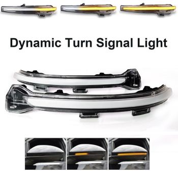 LED BOCNI DYNAMIC MIGAVCI U RETROVIZORU, TIPSKI - VW - CLEAR LENS