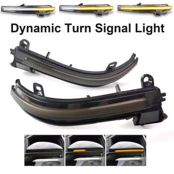 LED BOCNI DYNAMIC MIGAVCI U RETROVIZORU, TIPSKI - BMW - SMOKE LENS