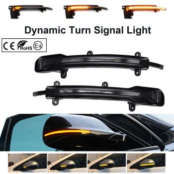 LED BOCNI DYNAMIC MIGAVCI U RETROVIZORU, TIPSKI - AUDI - SMOKE LENS