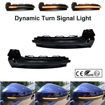 LED BOCNI DYNAMIC MIGAVCI U RETROVIZORU, TIPSKI - AUDI - SMOKE LENS