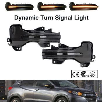 LED BOCNI DYNAMIC MIGAVCI U RETROVIZORU, TIPSKI - HONDA - SMOKE LENS
