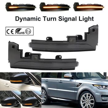 LED BOCNI DYNAMIC MIGAVCI U RETROVIZORU, TIPSKI - LAND ROVER - SMOKE LENS