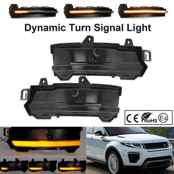LED BOCNI DYNAMIC MIGAVCI U RETROVIZORU, TIPSKI - LAND ROVER - SMOKE LENS