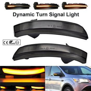 LED BOCNI DYNAMIC MIGAVCI U RETROVIZORU, TIPSKI - FORD - SMOKE LENS