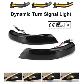 LED BOCNI DYNAMIC MIGAVCI U RETROVIZORU, TIPSKI - FORD - SMOKE LENS