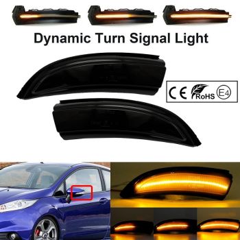 LED BOCNI DYNAMIC MIGAVCI U RETROVIZORU, TIPSKI - FORD - SMOKE LENS