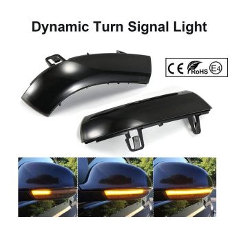 LED BOCNI DYNAMIC MIGAVCI U RETROVIZORU, TIPSKI - SKODA - SMOKE LENS