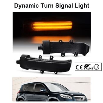 LED BOCNI DYNAMIC MIGAVCI U RETROVIZORU, TIPSKI - TOYOTA - SMOKE LENS