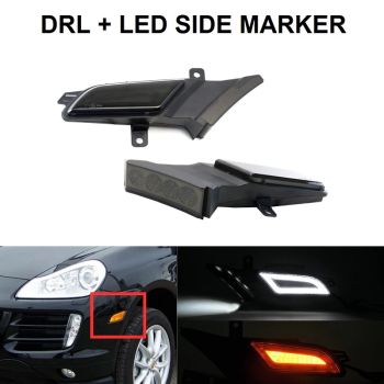 LED BOCNI MIGAVCI I DNEVNA SVETLA, TIPSKI - PORSCHE - SMOKE LENS