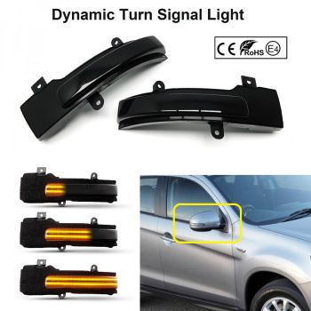 LED BOCNI DYNAMIC MIGAVCI U RETROVIZORU, TIPSKI - MITSUBISHI - SMOKE LENS