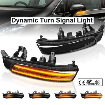 LED BOCNI DYNAMIC MIGAVCI U RETROVIZORU, TIPSKI - TOYOTA - SMOKE LENS