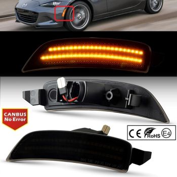 LED SIJALICE, BOCNI MARKERI NA BRANIKU - PREDNJI (SMOKE LENS) - MAZDA