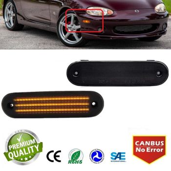 LED SIJALICE, BOCNI MARKERI NA BRANIKU - PREDNJI (SMOKE LENS) - MAZDA