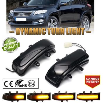 LED BOCNI DYNAMIC MIGAVCI U RETROVIZORU, TIPSKI - TOYOTA - SMOKE LENS
