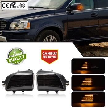 LED BOCNI DYNAMIC MIGAVCI U RETROVIZORU, TIPSKI - VOLVO - SMOKE LENS