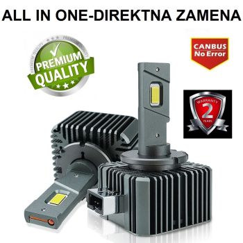 D3S/R SET 12000LM - CANBUS, ZAMENA ZA FABRICKE XENON SIJALICE