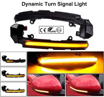 LED BOCNI DYNAMIC MIGAVCI U RETROVIZORU, TIPSKI - JAGUAR - SMOKE LENS