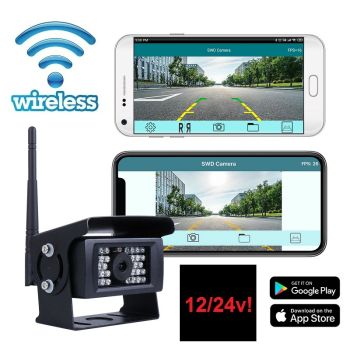 WIRELESS - UNIVERZALNA LED PARKING KAMERA (KAMION, BUS, KOMBI VAN, PRIKOLICA) - NAPAJANJE 12V ILI 24V!!!