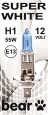HALOGENA SIJALICA BEAR H1 SUPER WHITE 12V 55W