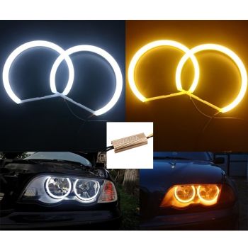 LED PRSTENOVI 127mm - 3528 serija - DUAL COLOR (BELO DNEVNO SVETLO I MIGAVAC)