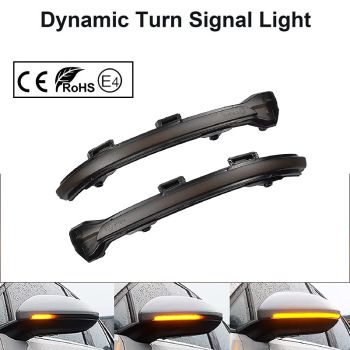 LED BOCNI DYNAMIC MIGAVCI U RETROVIZORU, TIPSKI - VW - SMOKE LENS