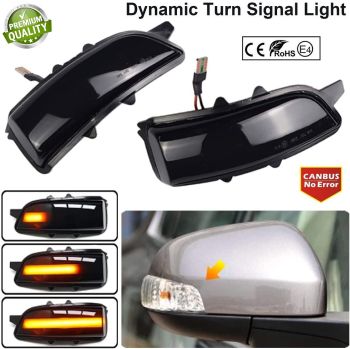 LED BOCNI DYNAMIC MIGAVCI U RETROVIZORU, TIPSKI - VOLVO - SMOKE LENS